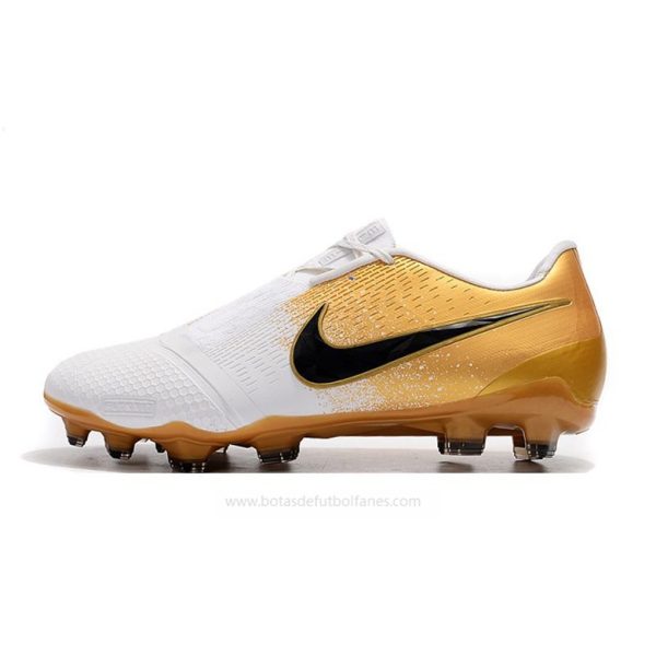 Nike Phantom Vnm Elite FG Blanco Oro Negro